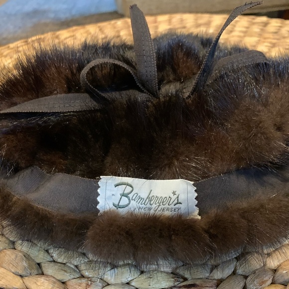 Vintage Bamburger’s Brown Mink Hat - Picture 3 of 8